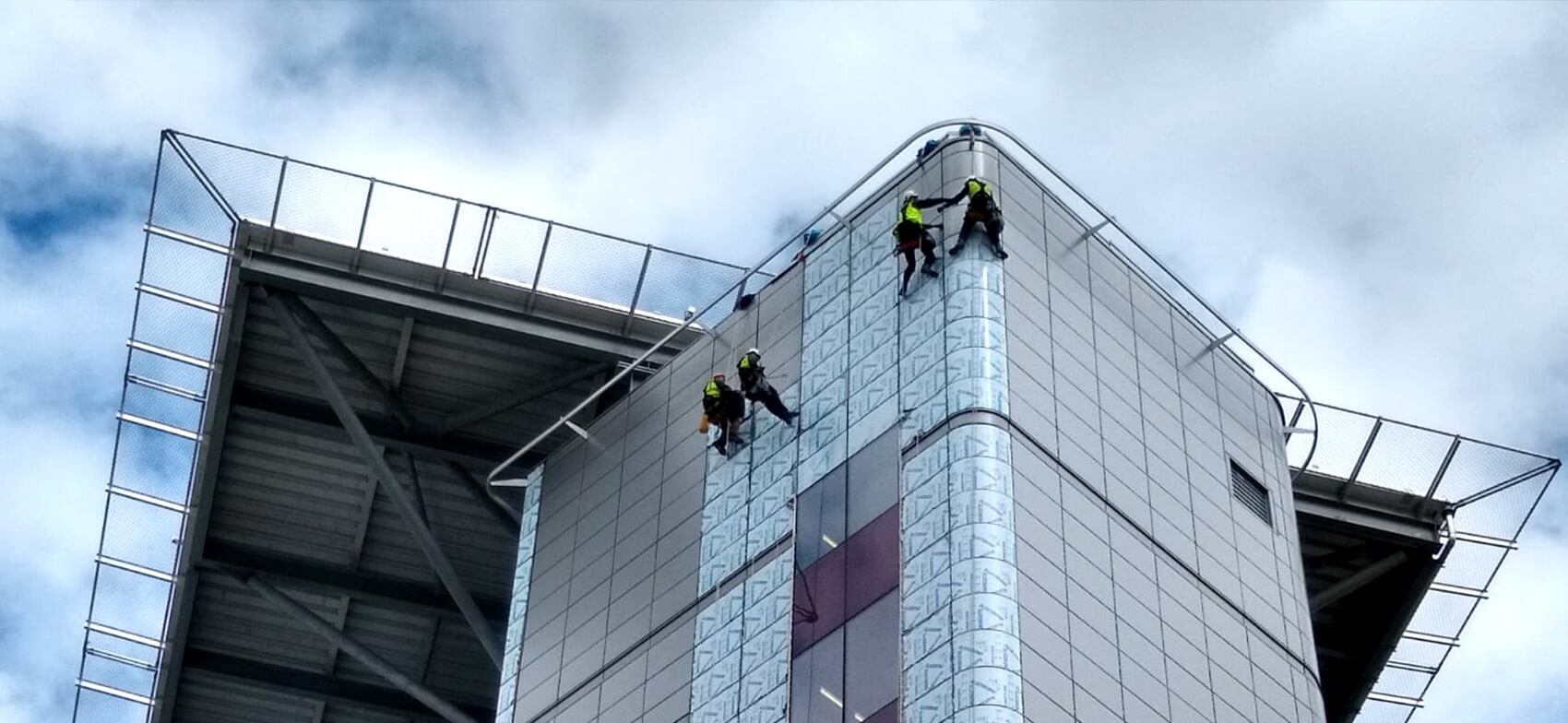 Rope Access for Cladding Replacement; Project: QEUH - SG Access
