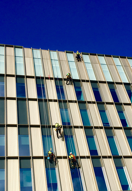 Rope Access Glazing & Cladding; Glasgow Project SG Access